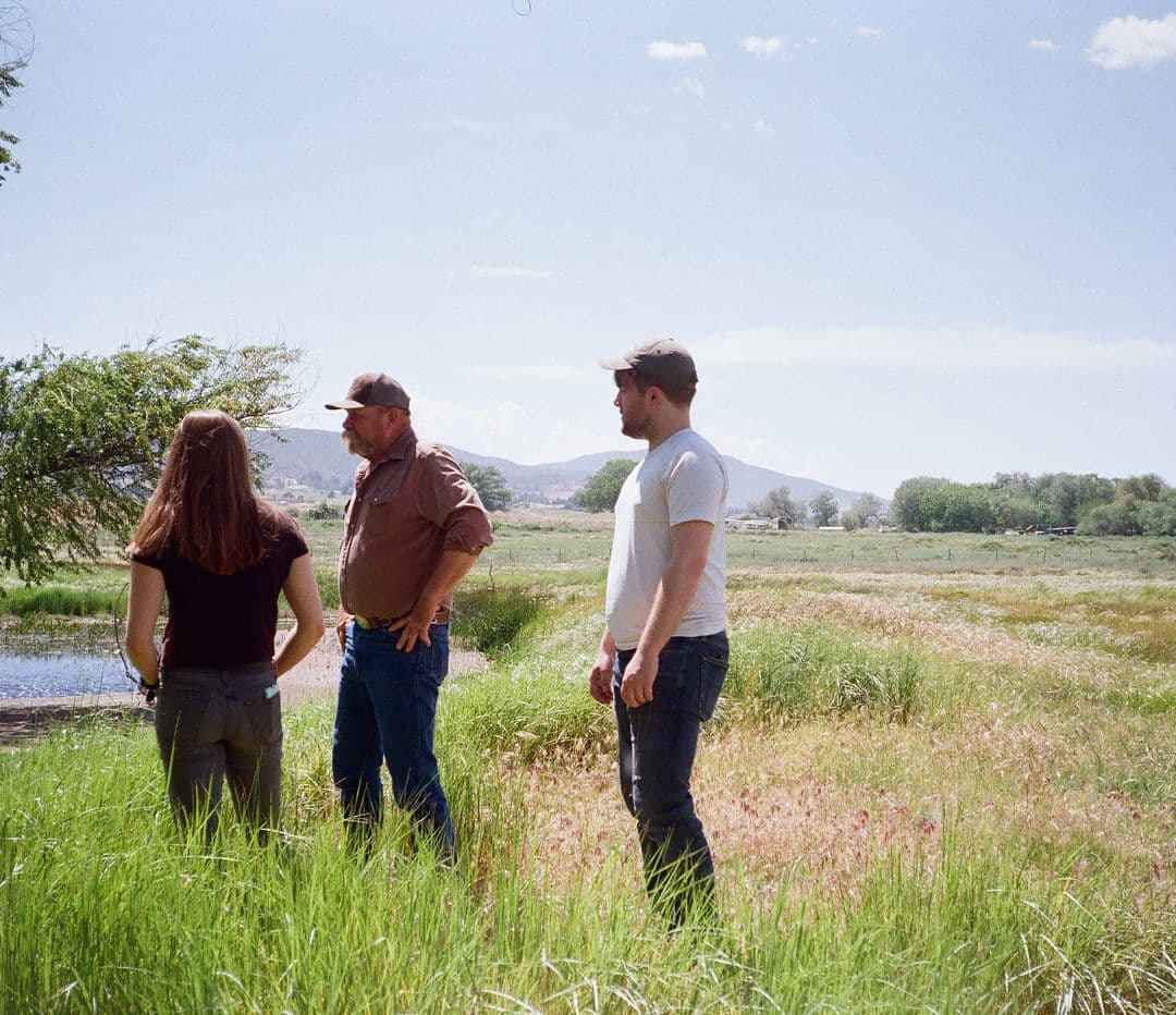 Customer visit at a California ranch